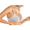 SIeLEI 2 Reggiseni Natural Cotton (Art. 1450 Non Imbottito, Senza Ferretto Organic biocotton) (3, Grigio)