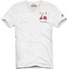 Saint Barth Mc2 Uomo T-Shirt Manica Corta POT0001 Cotone Bianco S