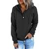 Skrsila Felpa con Cappuccio da Donna Primavera Autunno Pullover Manica Lunga Cappotto Giacca Felpa Donna Sweatshirt Hoodies