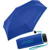 United Colors of Benetton Benetton - Ombrello tascabile ultra mini piatto solido, Blu scintillante, 88 cm