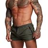 EDOTON Pantaloncini Sportivi, Uomo Slip da Bagno per Surf Hotspring sulla Spiaggia (EU XL/Tag XXL, A - Verde Militare)
