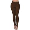 Generic Jeans Donna Pantaloni Skinny Slim Elasticizzati Push up Aderenti Donna Elastici Vita Alta Leggins Jeans (Coffee, L)