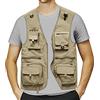 Generic Gilet sportivo da uomo con tasche, gilet da lavoro da uomo, estivo, sottile, traspirante, ad asciugatura rapida, con molte tasche