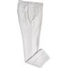 La Primula Verde Pantalone Lungo da Uomo in Puro Lino, dalla 46 alla 56, Bianco, Blu, Verde e Beige, Bottone in Vita. Capo Sartoriale, Elegante, Fresco e Leggero