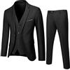 Generisch 2026 Bambini Bambino Bambino Ragazzi Primavera Solido Manica Lunga Pantaloni Cappotto Vestiti Gilet Vestiti 3PC Abbigliamento (Grigio, 16-17 Anni), Nero , 17-18 Jahre