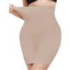 COMFREE Gonna Donna Modellante Vita Sottogonna Snellente Sottoveste Modellante Senza Cuciture Shapewear Elastica Beige XL