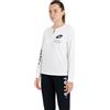 LOTTO homewear Pigiama Donna Cotone Leggero, Pigiama Lungo Sportivo Primavera Estate con Girocollo, Polsini e Bottoncini (IT, Testo, XL, Regular, Regular, Bianco 03)