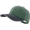 LANGZHEN Unisex Baseball cap 100% Cotone Adatto Uomini Donne Lavato Denim Regolabile Dad Hat (Grigio Nero, Taglia Unica)