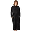 aromm Felpa con Cappuccio da Donna Maniche Lunghe Pullover Allentato Casual Maxi Vestito con Tasche