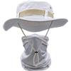 ehsbuy Cappello Mimetico Pescatore Tesa Large Safari Traspirante Boonie Hat Scaldacollo Tattica Mimetica Vegetata per Uomo Pesca Cacca Jungle Paintball CS