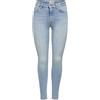 Only Onlblush Mid Sk Ank Raw Rea0730noos Jeans Skinny Donna