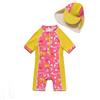 BONVERANO Costume Intero Neonato Manica Corta neonata Protezione UV 50+ (Rosa-La Farfalla,24-36mesi)…