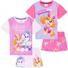 Get Trend Paw Patrol Pigiama Bambina Estivo Corto 2 Pacco Pigiami Bimba Everest Skye Abbigliamento da Casa Idee Regalo (7-8 Anni, Viola Paw Patrol, 2)