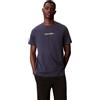 Calvin Klein Maglia da Notte da Uomo S/S Girocollo 000Nm2748E, Blu (Blue Nights), M