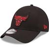 New Era Cappellino 9Forty Marble Infill BullsEra Berretto Baseball Curved Brim cap Taglia Unica - Nero