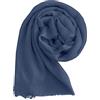 JOPHY & CO. Sciarpa/Stole/Coprispalla Donna 100% Viscosa Elegante Morbido 180cm x 90cm(cod. 2302) (2302/5pc, Blu Scuro)