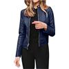 HAOLEI Offerte Lampo del Giorno Giubbino Impermeabile Ecopelle Donna Giacca in Pelle Donna offerte lampo del giorno donna Giacca da Donna in Similpelle 2024 offerte Giacca Giubbino Corto A13 Marina Militare