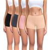wirarpa Mutande Boxer Donna Culotte a Pantaloncino Cotone Shorts Intimo con Cavallo Cotone Pacco da 4