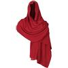 Generic Mantello medievale rinascimentale costume scialle sciarpa cappuccio collo cappuccio cappello sciamano avvolgere mantello sciamano festa di Halloween mantello