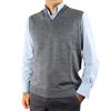 profili di Toscana Gilet Uomo Unito 80% Lana Merinos Made in Italy M-3XL (XL, Grigio)