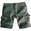 FUN COOLO Pantaloncini Multitasche Corti Bermuda Cargo Shorts con tasconi Laterali, Sabbia, Blu Scuro, Verde Militare, 2020