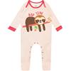 Harry Bear Tutina da Notte per Bambina Bradipo Multicolore 3-6 Mesi