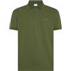 SUN68 Uomo Polo con Dettagli A Contrasto in Cotone Verde Scuro