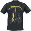 Metallica Hetfield Vulture Unisex T-Shirt Nero 100% Cotone Regular