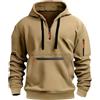 Volemo Felpa Uomo con Zip e Cappuccio Hoodie Cotone Felpe Palestra Alta visibilità Giacca Sportiva