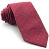 Cencibel Smart Casual Cravatta a pois o talpe, Sfondo Bordeaux pois blu, Taglia unica