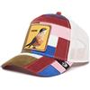 Goorin Bros. Cappello Trucker Unisex della Collezione Patchwork di The Farm, Right Side of The Bed, Taglia Unica