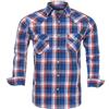 Rankitutu Camicia western da uomo con bottoni a scatto, vestibilità normale, a quadri, a maniche lunghe, casual
