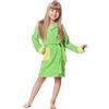 Ladeheid Accappatoio Bambina e Bambino in Spugna di Cotone LA40-103(Verde/Verde Chiaro (M14/M7), 122-128)