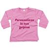 gadgeteventi FELPA BAMBINO PERSONALIZZABILE PRIMA INFANZIA (rosa, 6-12 mesi)