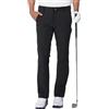 aoli ray Uomo Pantaloni da Golf Sportivi Impermeabile Slim Fit Leggeri Pants con Tasche Black XL