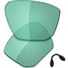 Saucer Premium Lenti di Ricambio e Naselli per Occhiali da Sole Oakley Targetline OO9397, Taglia unica