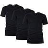 Liabel Maglia Termica Uomo Manica Corta Scollo V 100% Cotone, Art. 2855-53, Pacco da 3, Nero XL