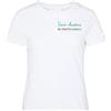 Saint Barth Mc2 Donna T-Shirt Manica Corta EMI0001-Chiedere Psicologo EMB Cotone Bianco L