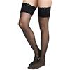 Wolford Satin Touch 20 Stay-Up Collant, 20 DEN, Nero (Black 7005), L Donna