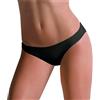 Cotonella 12 Pezzi Slip Donna L'Altra 3487 Mini in Cotone Bielastico, Nero 5/XL