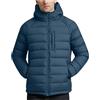 HAOLEI Giubbotto Invernale Uomo Piumino Leggero Termici Giubbino Casual Parka Idrorepellente Piumini Antivento Giacca Trapuntata con Cappuccio Rimovibile Autunno per Quotidiano Lavoro Scuola Moto
