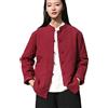 NFYM Lighweight Cotone Imbottito Cappotti Cotone Lino Cinese Tang Suit Style Mattina Esercizio Tai Chi Giacche