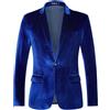 Generisch Giacca in velluto da uomo, blazer da uomo, giacca da abito uomo, sportiva, blazer, per feste, ufficio, smoking, sposo, abito da matrimonio, giacca invernale, abito, giacca in velluto, giacca