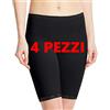Sloggi 4 Mutanda Donna Long Alta GAMBALETTO Cotone