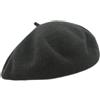 Melegari Berretto Basco Donna | 100% Lana | Margie Beret | Made in EU (Grigio 164)