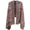 GFM® Sciarpa scialle stile pashmina con texture cachemire per autunno inverno (FRLSHL-AA), L