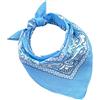 JOPHY & CO. BANDANA 100% cotone SET da 3/5/10 per Donna Uomo Bambini Unisex Tinta Unica e/o con Motivo Paisley COD. A644