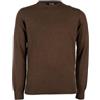 Coveri Pullover girocollo uomo in misto cachemire con interno collo in contrasto