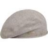 Seeberger Basco Bordo Arrotolato Donna/Bambini - Beanie d´Estate Berretto da Donna Lungo Estate Primavera/Estate - Taglia Unica Grigio Chiaro