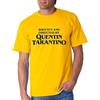 Tritó Design Maglietta unisex 'Written and Directed by Quentin Tarantino', nero e giallo, manica corta